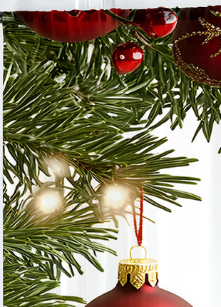 1PC Festive Christmas Printed Curtains