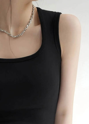 Plus Size Wide Strap Tank - MimiStylez