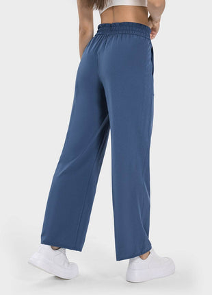 Drawstring Pocketed Active Pants - MimiStylez