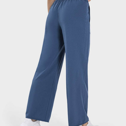 Drawstring Pocketed Active Pants - MimiStylez