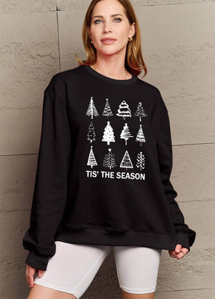 Simply Love Full Size Christmas Tree Graphic Sweatshirt - MimiStylez