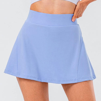 High Waist Pleated Active Skirt - MimiStylez