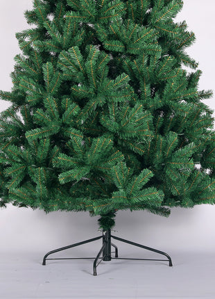 7.5FT Spruce Unlit Christmas Tree With Collapsible Metal Stand 1400 Branch Tips