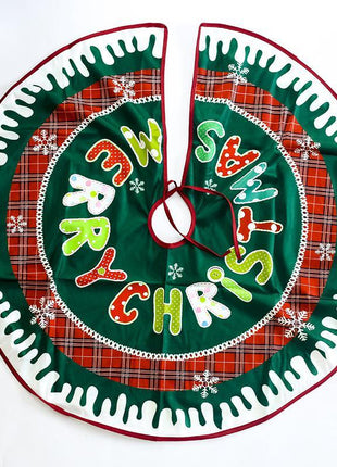 Christmas tree skirt Christmas tree decorations Christmas gifts Christmas scene matching