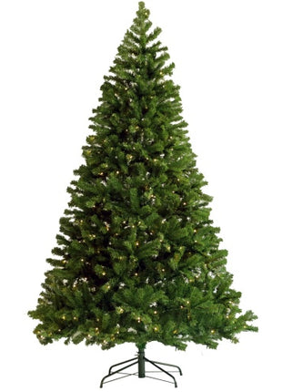 6FT Pre Lit Christmas Tree - 300 LED Lights, 1000 Branch Tips With Foldable Stand
