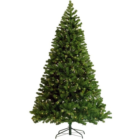 6FT Pre Lit Christmas Tree - 300 LED Lights, 1000 Branch Tips With Foldable Stand