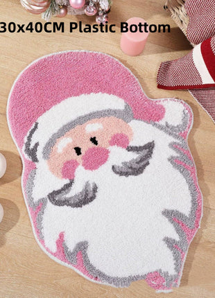 Christmas Rug - Cashmere Irregular Shape Hallway Mat