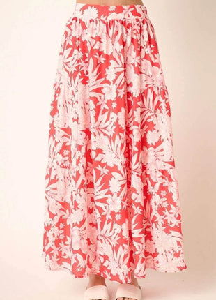 Mittoshop Tropical Print Top and Skirt Set - MimiStylez