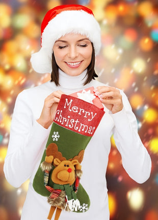 Xmas Big Stockings Set Decorations