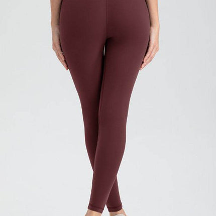 Wide Waistband Slim Fit Active Leggings - MimiStylez
