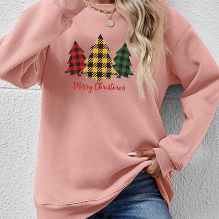 MERRY CHRISTMAS Dropped Shoulder Sweatshirt - MimiStylez