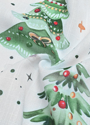 Christmas Forest Punching Shading Curtain Decoration New