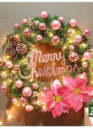 9FT Christmas Garland, Pre lit