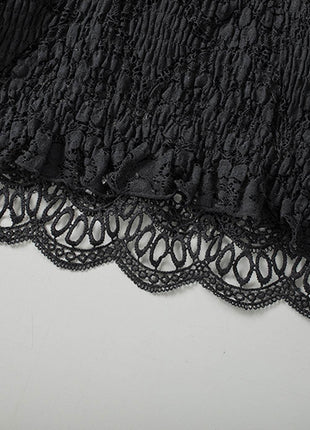 V-Neck Lace Cropped Cami - MimiStylez