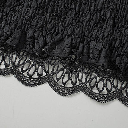 V-Neck Lace Cropped Cami - MimiStylez