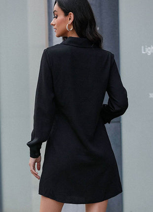 Belted Mini Shirt Dress - MimiStylez