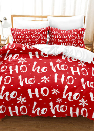 Christmas Digital Printed Duvet Bedding Set