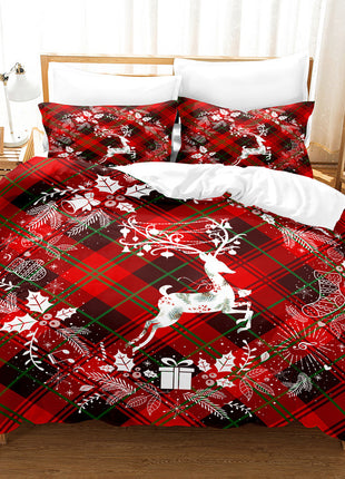 Christmas Digital Printed Duvet Bedding Set