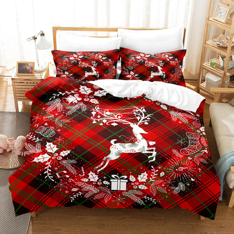Christmas Digital Printed Duvet Bedding Set