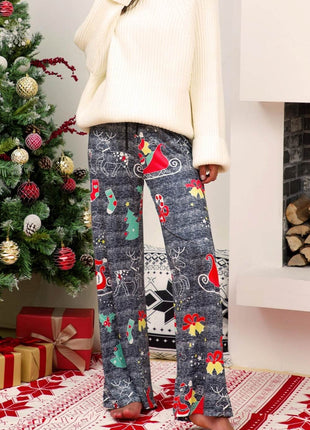 Christmas Straight Leg Pants - MimiStylez