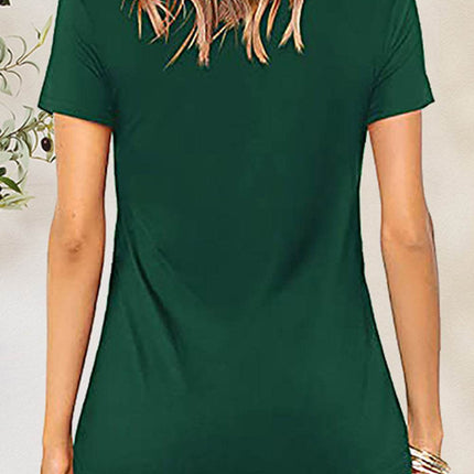 Crisscross Short Sleeve T-Shirt - MimiStylez