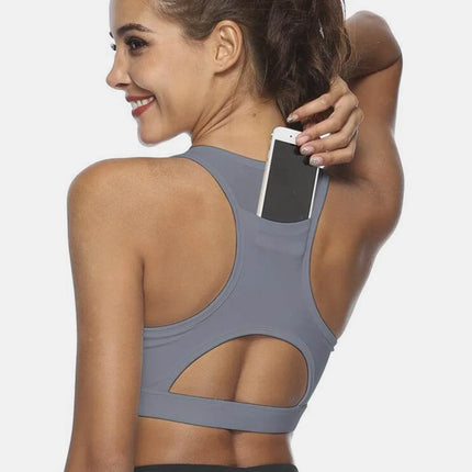 Cutout Scoop Neck Active Tank - MimiStylez