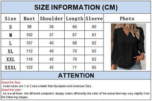 Women's Lace Stitching Shirt Loose Stitching V-neck Long Sleeve Pullover Chiffon Shirt Fall Top Simple Elegant Street Blouse - MimiStylez