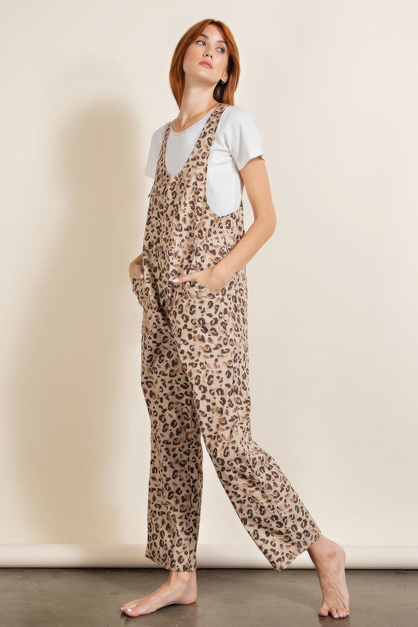 Mono estampado animal/leopardo