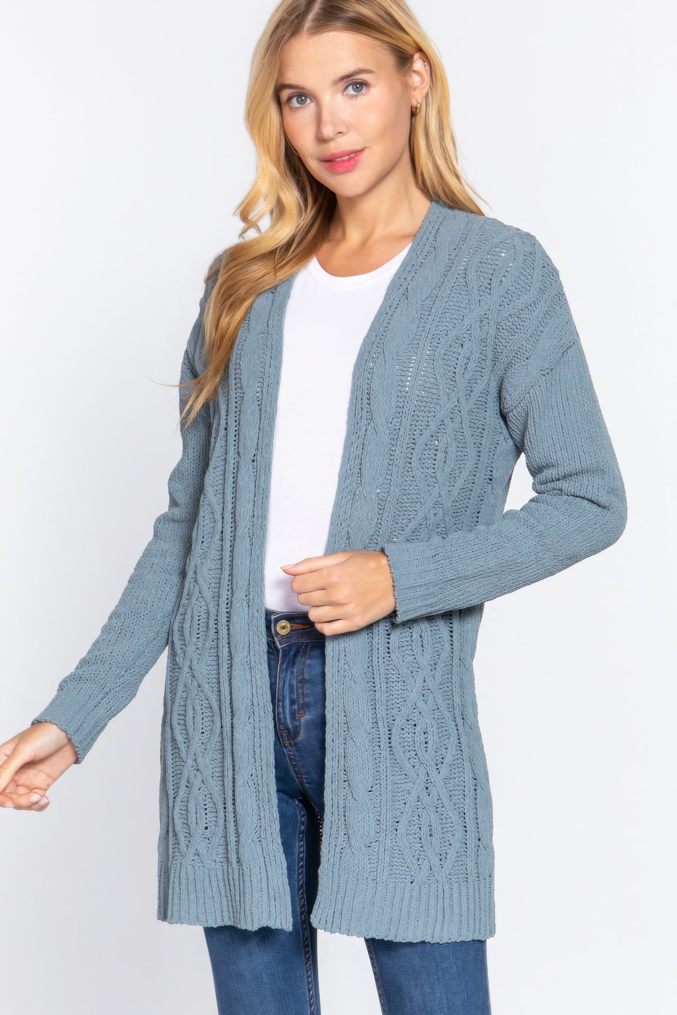 Chenille Sweater Cardigan