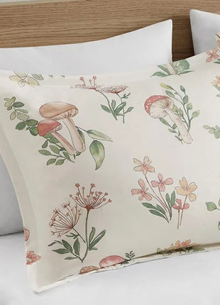 Juego de edredón DB de 4 piezas, estilo floral simple y liso, para uso en el hogar, bodas y hospitales. Disponible en tamaños Full/Queen, Super King y estampado.