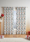 Christmas tree curtains