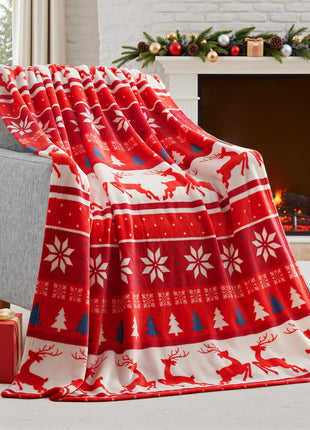 Christmas Blanket Soft Flannel Christmas Blanket Warm Plush