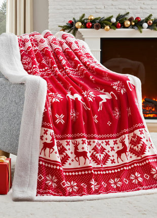 Christmas Blanket Soft Flannel Christmas Blanket Warm Plush