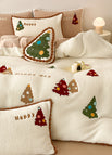 Winter Christmas Milky White / 1.5to1.8 M Bed Quilt Cover