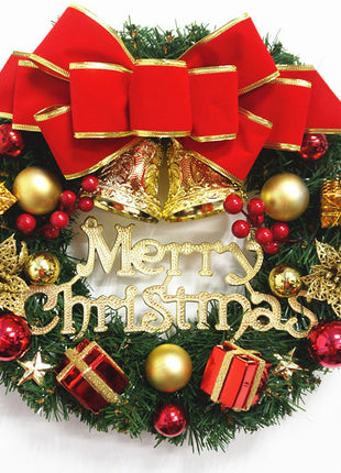 Christmas Decorations 30cm Christmas Wreath Simulation Wreath Door Hanging Window Props Background Christmas Tree Accessories