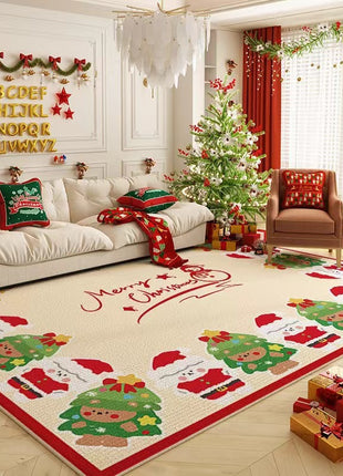 Cross-border Retro Living Room Full Carpet Office Christmas Classical Non-slip Dirty-resistant Coffee Table Mat Absorbent Foot Mat