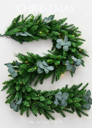 6FT Christmas Garland - Pre Decorated, Unlit