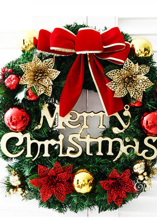 Christmas Decorations 30cm Christmas Wreath Simulation Wreath Door Hanging Window Props Background Christmas Tree Accessories