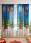 Christmas fairy tale snow curtains