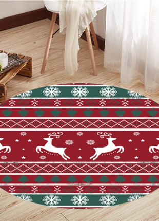 Cross-border Retro Persian Turkish Ethnic Style Carpet American Stitching Round Living Room Office Full Floor Mat