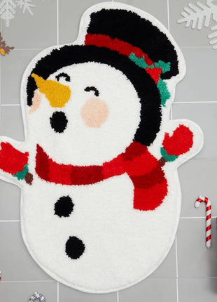 Christmas Rug - Cashmere Irregular Shape Hallway Mat