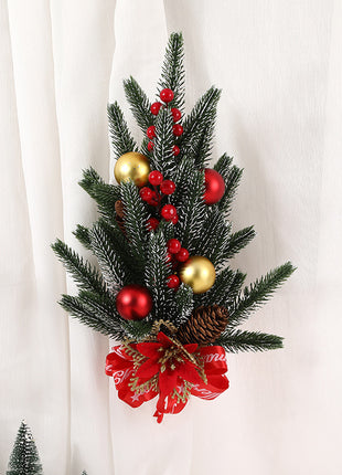 Christmas 3 PC Set - Garland, Wreath, Swag Wall Hanging Christmas Decoration Set