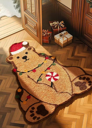 Christmas Rug - Cashmere Irregular Shape Hallway Mat