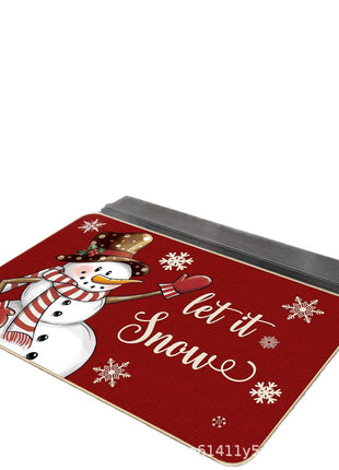 Amazon Christmas Door Decoration Foot Mats, Welcome Mats, Home Kitchen Oil-Absorbing And Water-Absorbing Floor Mats, Bathroom Door Mats