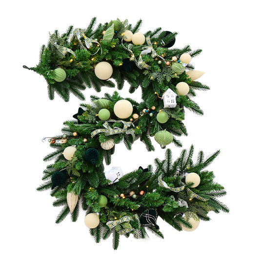 6FT Christmas Garland - Pre Decorated, Unlit