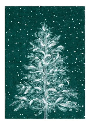 Amazon Cross-Border Christmas Decoration Crystal Velvet Living Room Coffee Table Carpet Bedroom Bedside Non-Slip And Stain-Resistant Carpet