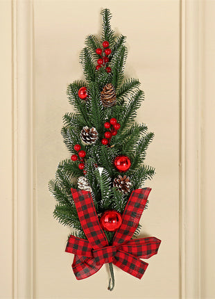 Christmas 3 PC Set - Garland, Wreath, Swag Wall Hanging Christmas Decoration Set