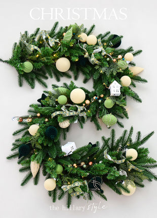 6FT Christmas Garland - Pre Decorated, Unlit