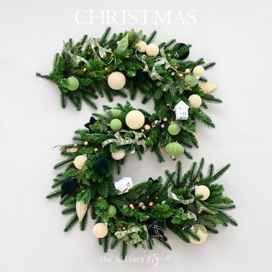 6FT Christmas Garland - Pre Decorated, Unlit