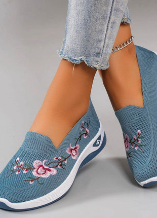 Spring and Autumn New Women's Sports Shoes Fashionable Breathable Lightweight Non-Slip Wear-Resistant Casual Sports Shoes Flat Shoes Loafers - MimiStylez